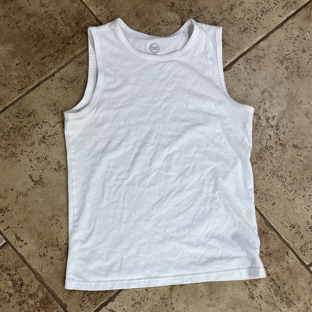 Wonder Nation White Tank Top